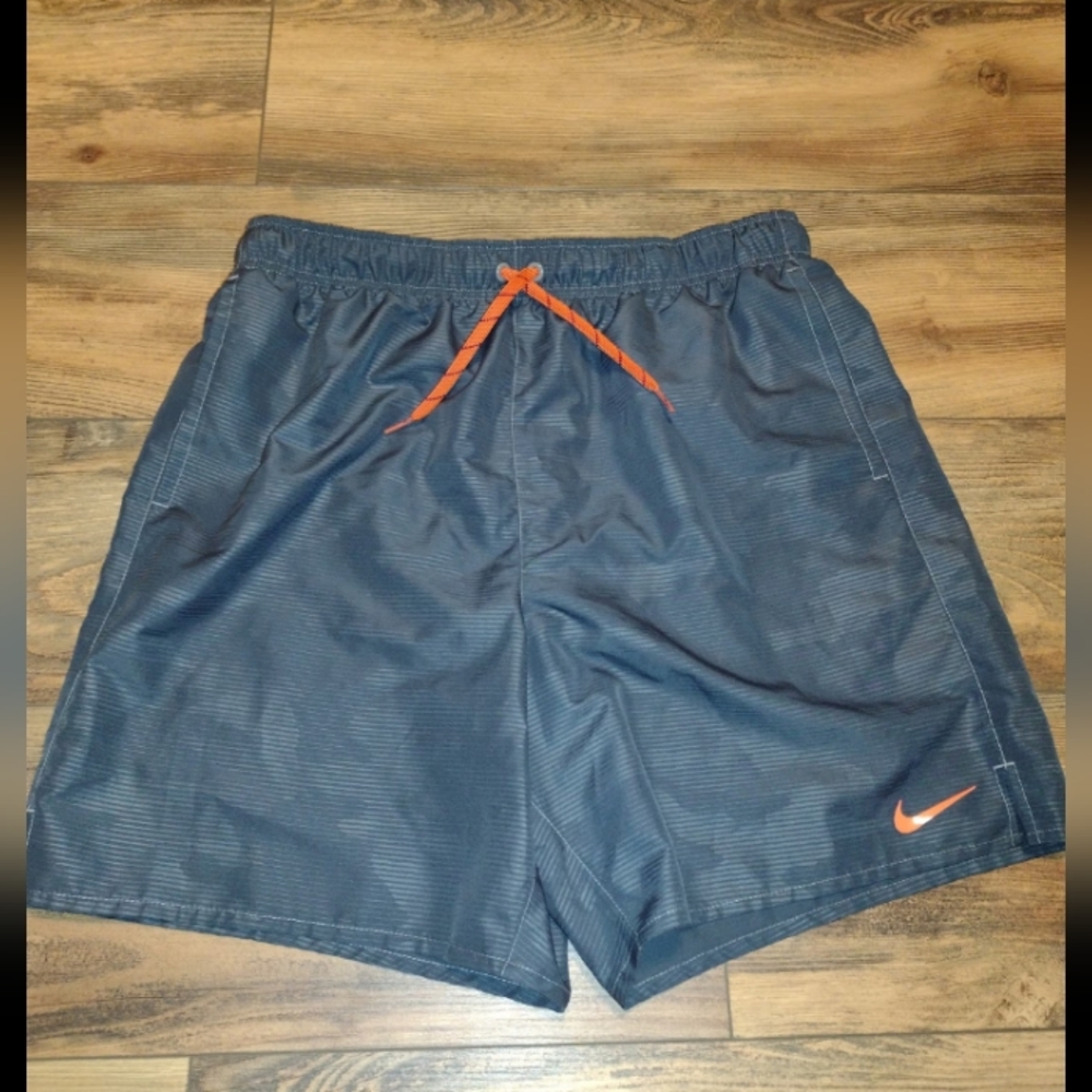 Lg mens Nike grey swimming trucks